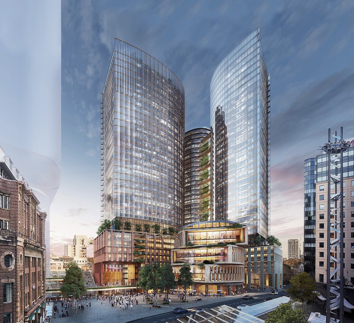 AseanDeveloper's tweet image. The design of a new $2.5 billion development by Dexus and Frasers Property Australia has been unveiled at Sydney&apos;s Central Place as part of the new Tech Central precinct.

#SydneyCentralPlace #DexusFrasers #TechCentralSydney

Read more: bit.ly/321CyZt