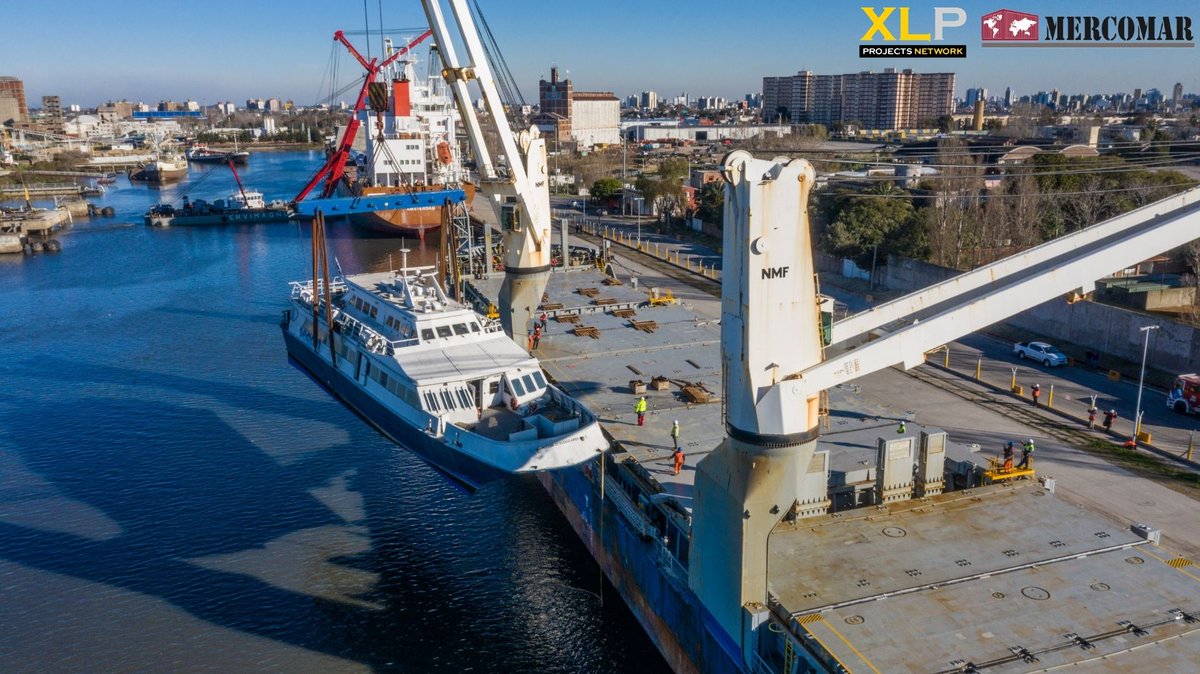 XLPNetwork's tweet photo. Mercomar transports catamaran from Argentina to the Dominican Republic

https://t.co/z7HA28v3NB

#LogisticsNetwork #freightnetworks #XLProjects #AINetworks #ProjectCargo #projectforwarding #oversize #projectforwarder #ProjectCargoNexus #breakbulk #maritime #oceancharter #mercomar https://t.co/OV8QFgxvFS