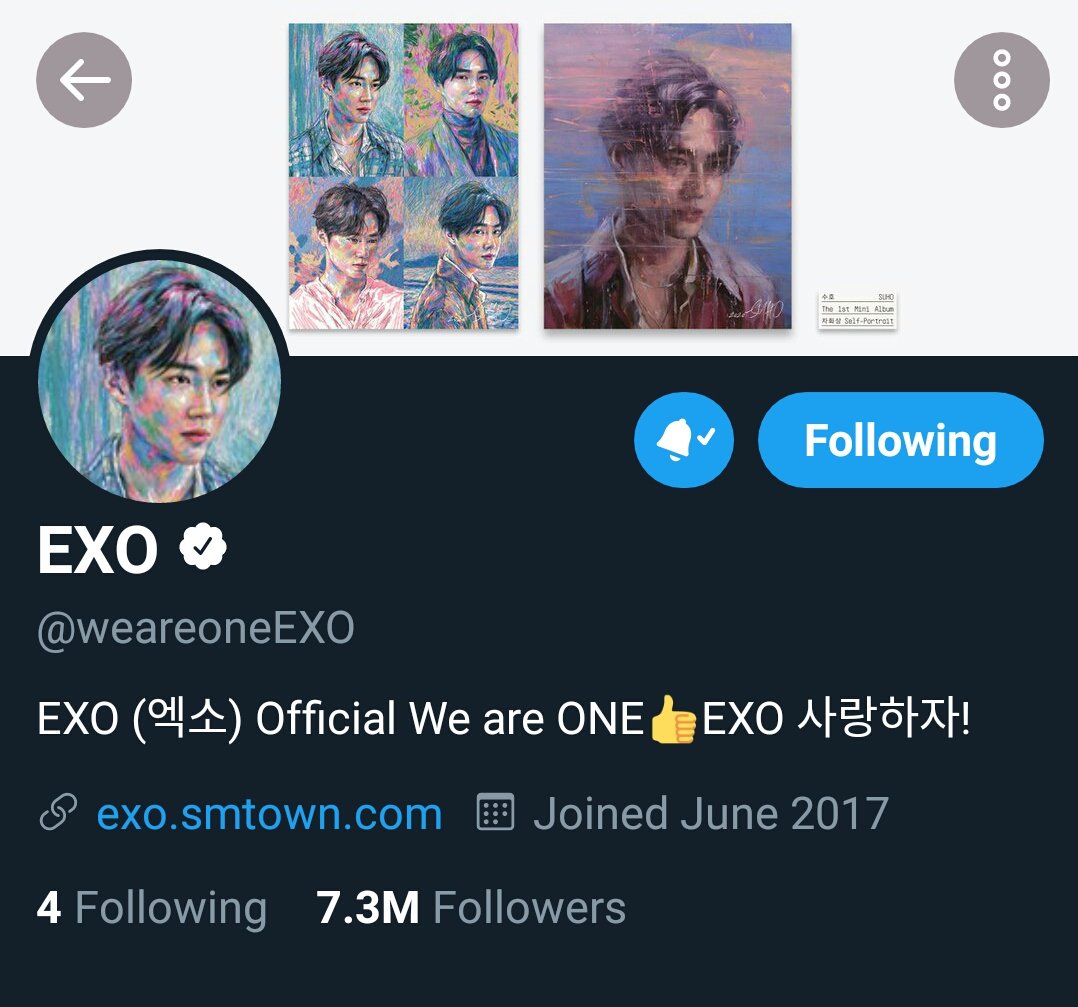 .  @weareoneEXO changed their layout. Prettiest layout imo 