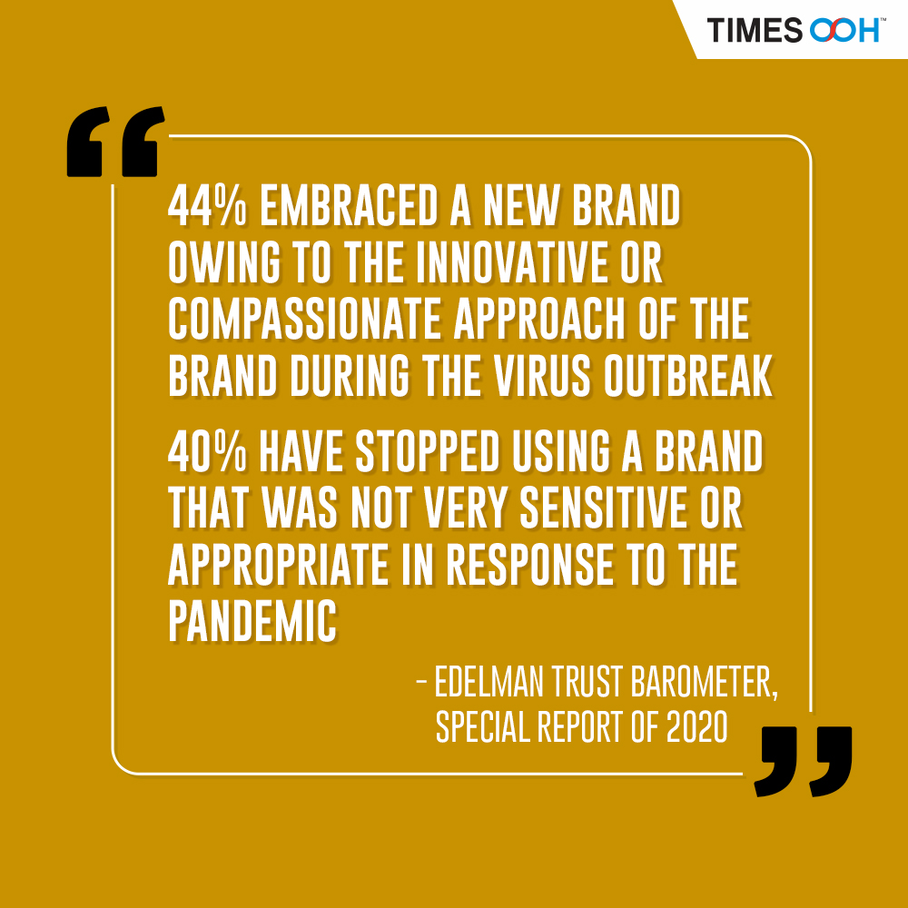 times_ooh's tweet photo. Changing times call for changing behaviors and patterns even in your audience.
Advertise Now. Get in touch today!
@EdelmanPR @worldoohorg @YourOAAA @DailyDOOH @DoohNews
#AdvertisingIsKey #AmplifyWithAdvertising #BrandTrust #BrandAttributes #KnowYourAudience #OOH #DOOH #TimesOOH https://t.co/XxmHSfWRcP