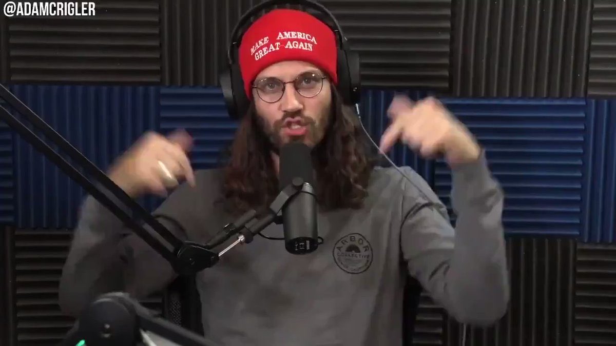 RealPindrop's tweet photo. I will mourn this if things aren’t resolved. You have been an inspiration @AdamCrigler. I’ve lost 25 lbs working out every night listening to the show. I’ve watched you evolve and I have evolved with you.  You are loved man. Looking forward to whatever you do. Thank you. https://t.co/7kxkga6EsW