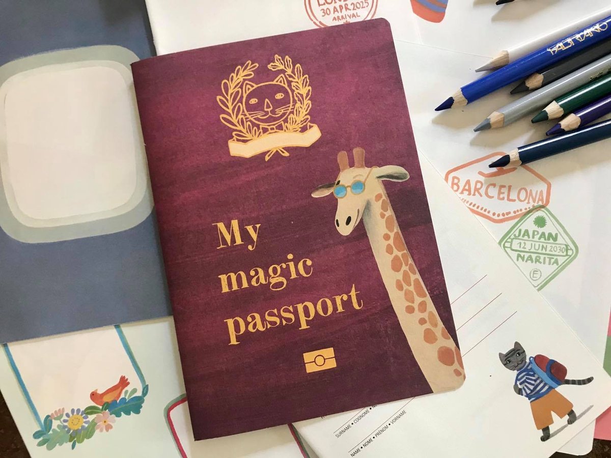 Si può raggiungere qualsiasi luogo con l'immaginazione... 🎈 My Magic Passport: un passaporto magico da colorare e disegnare e raccogliere sogni, avventure e ricordi.
shop online 💥 bit.ly/2NWLAAh
#My MagicPassport #MagicJourney