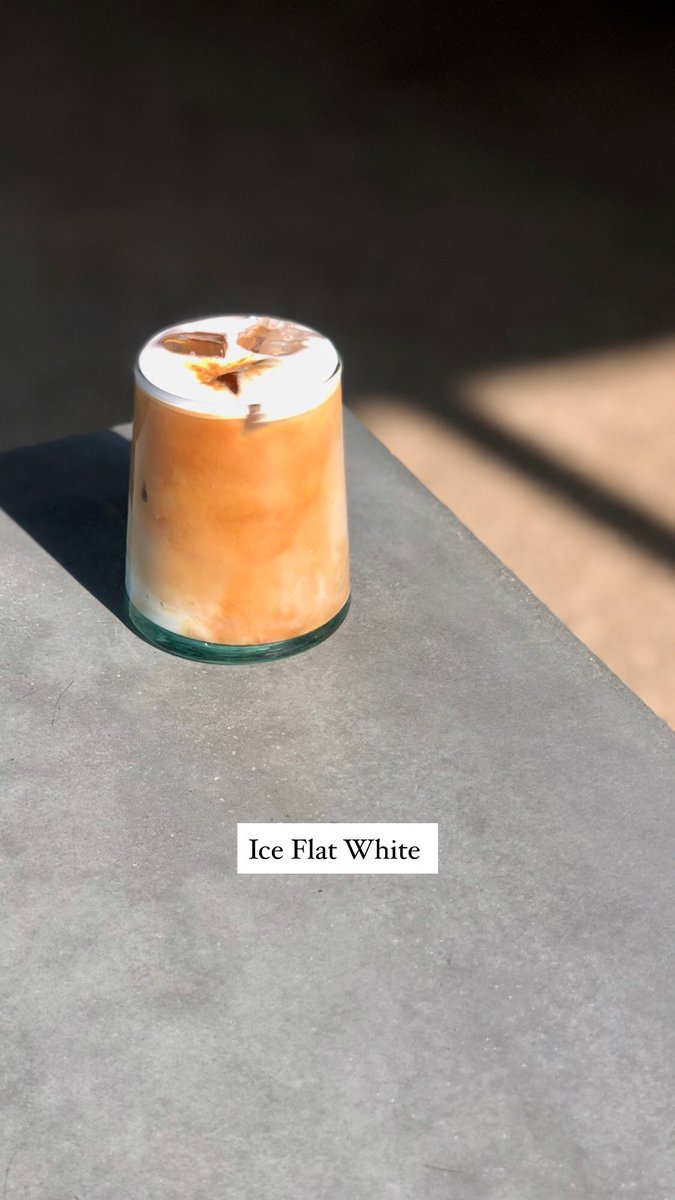 PollenBakery's tweet photo. An iced flat white will help in this heat 🌞 https://t.co/os8Rm1pw8Z