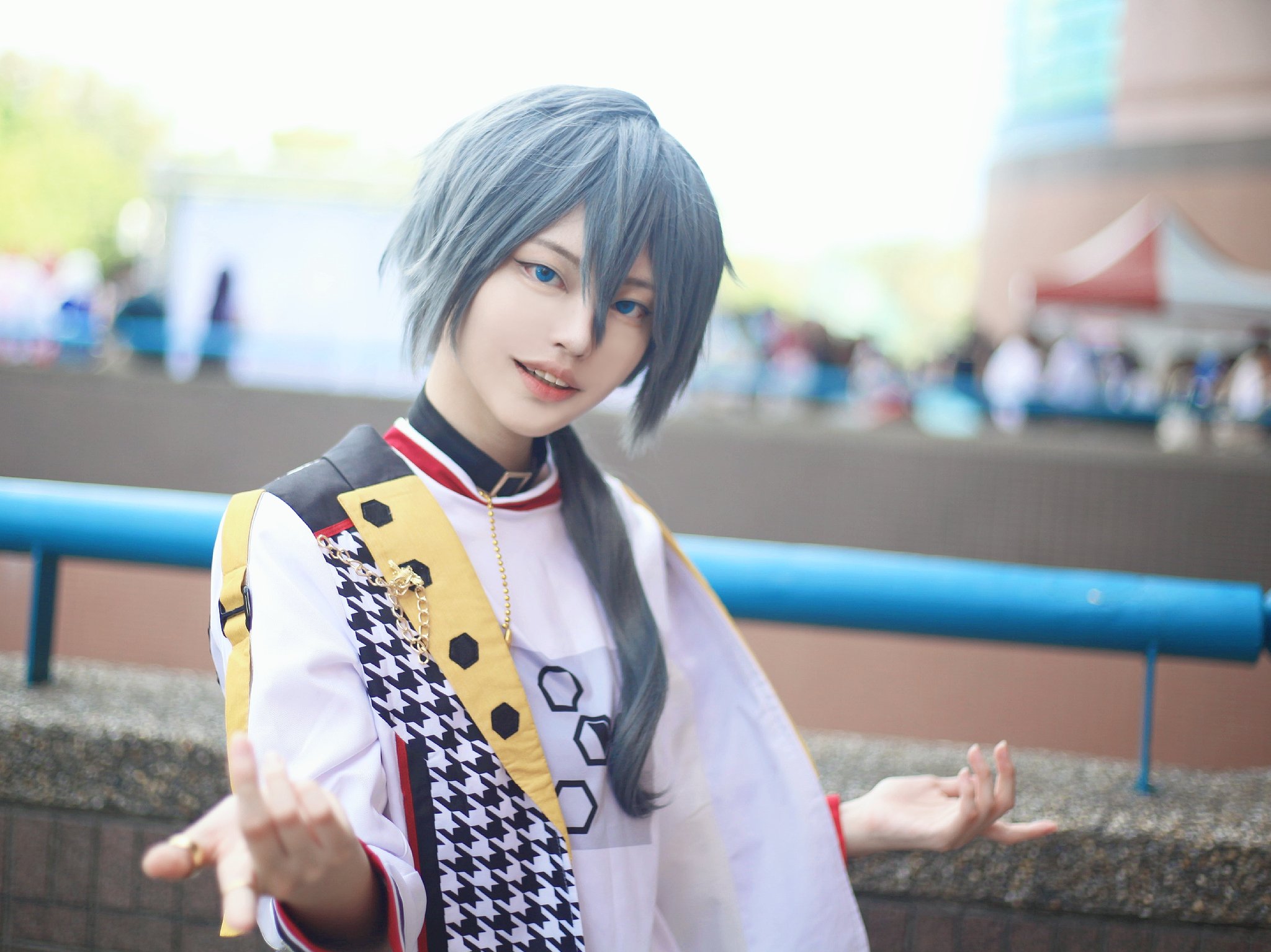 あんスタ コスプレ 椎名ニキ 🐰🩵 #椎名ニキ #あんスタ #コスプレ #あんさんぶるスターズ