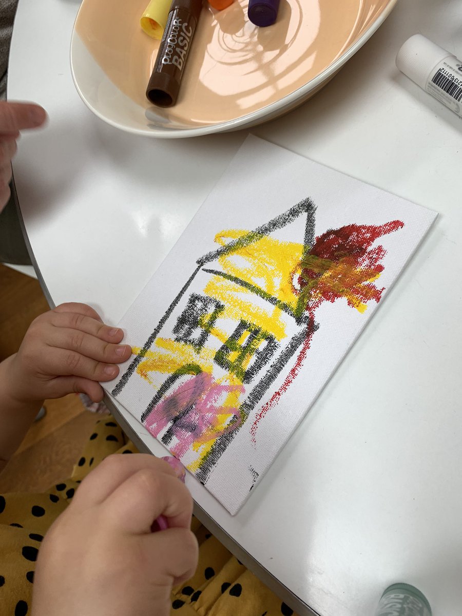 My 2 year old daughter making a “Congratulations on your New Home” card for my brother. All I can think about now is whether I’ve left any matches lying around the house.