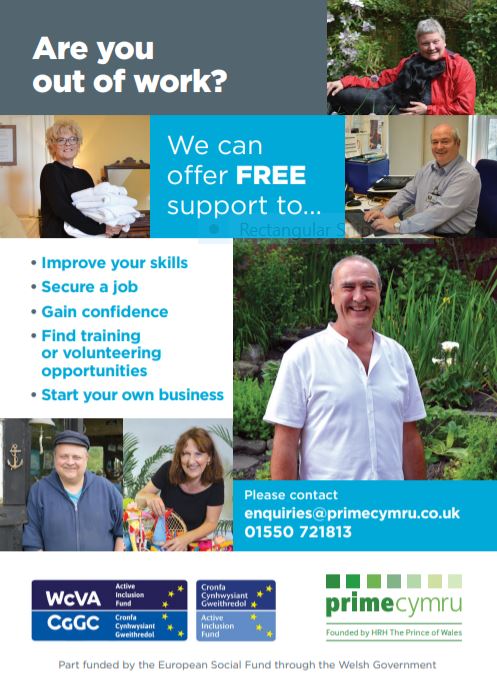 PaoloPrimeCymru's tweet photo. PRIME Cymru are interested in hearing from you if you are over 25yrs, living in Wales & are currently unemployed or not working. To find out more call or email the number below.#PrimeCymru #activeinclusionfund #supportingmaturepeopleinwales #wcva #wales #unemployment https://t.co/6ik7jP0Orh