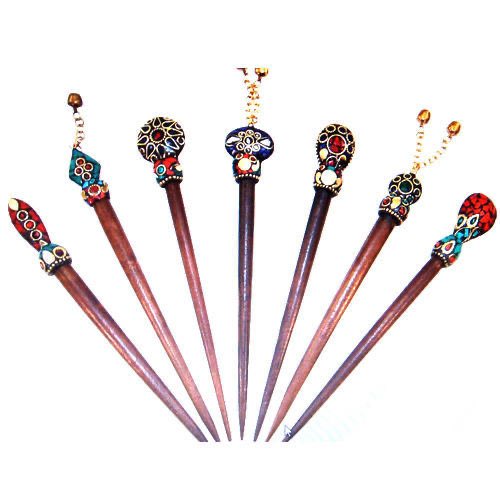 Indian hair pins / sticks - i believed theyre called hapi sticks?