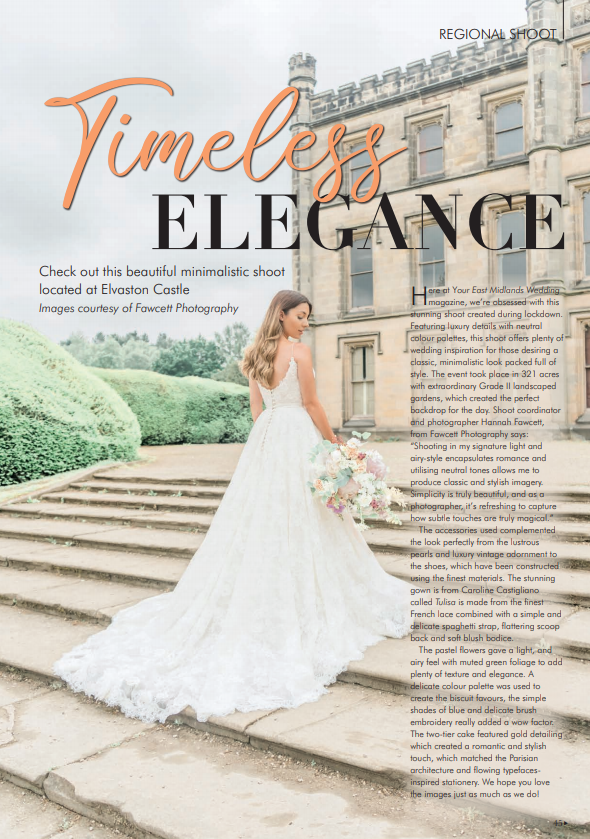 CWM_YEMW's tweet photo. Check out this beautiful minimalistic shoot located at @ElvastonCastle featured on page 45 of issue 39. Get your free download at https://t.co/6SGhGjiZvS #lincs #leics #wedding #weddingsupplier

Image: https://t.co/KnGrTqtlIv 
@rachelashbrides @psweddings_uk https://t.co/1fXduCgAwb