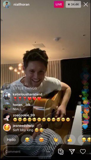 Nialls Instagram lives