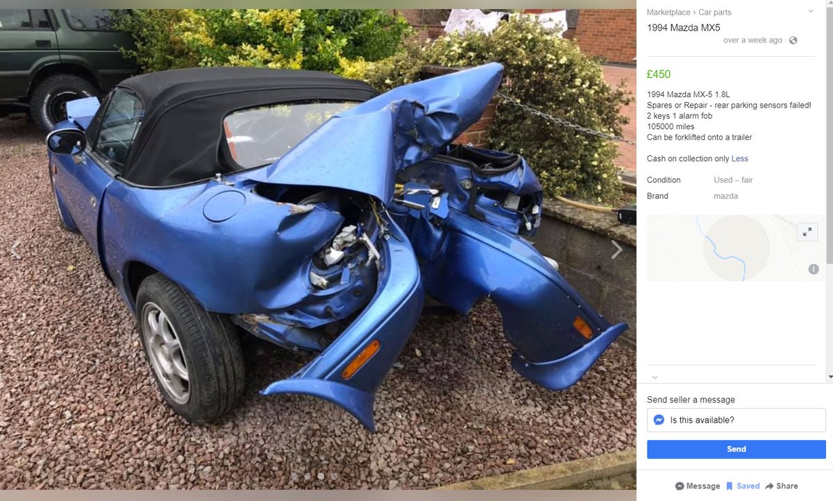 theseoldcars's tweet photo. Ten points for the description. https://t.co/nwcwGVAo0r