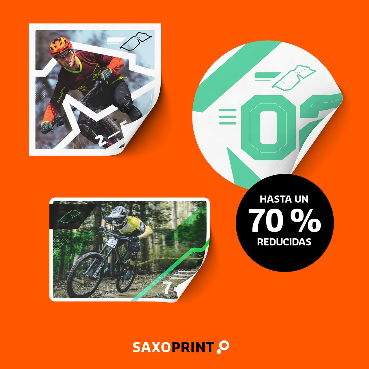 Las pegatinas no solo son baratas, sino que también pueden utilizarse espontáneamente y en todas partes. Utilice las #pegatinas como medida publicitaria y benefíciese de nuestros bajos precios. 👉 saxoprint.es/material-publi… #descuento #oferta