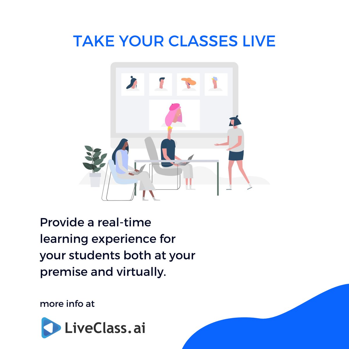 LiveClassHQ's tweet photo. Go Live. Go Global with LiveClass
logon to https://t.co/hLBtBRKGq0
.
#elearning #training #coaching #digitalindia #OnlineClasses #teaching #course #LMS #liveclass 
#coachinginstitutions #Training #onlinelearning #classroom #learning #digitaleducation #livestream #Virtualclassroom https://t.co/4ikQDPMnN8