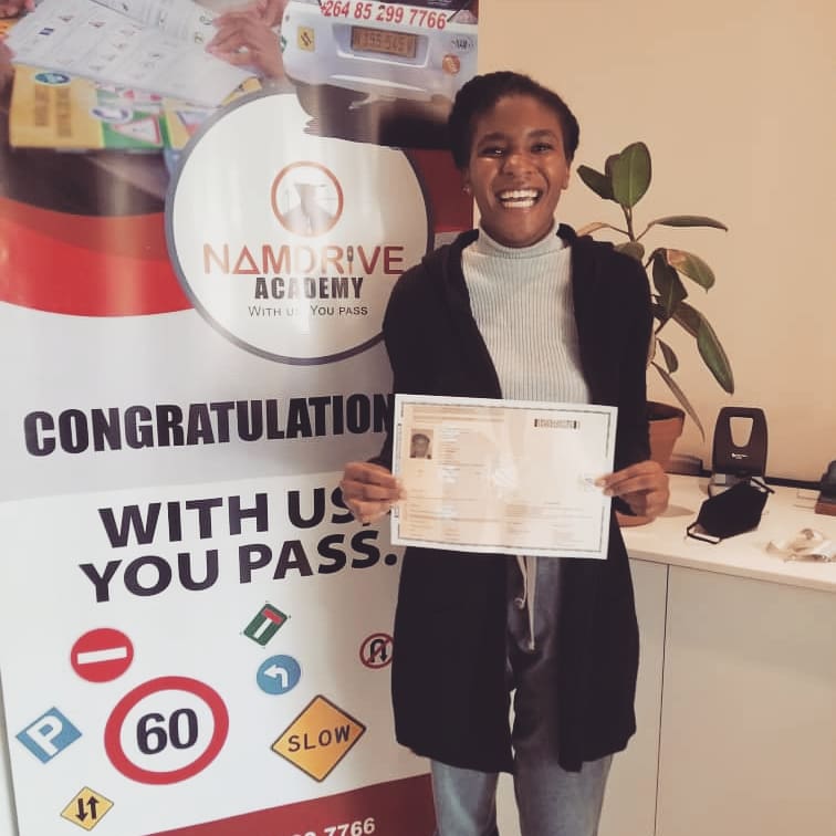NamDriveAcademy's tweet photo. Congratulations Diina. We wish you safe drives.
#withUSyouPASS https://t.co/yiLVhWLV2z