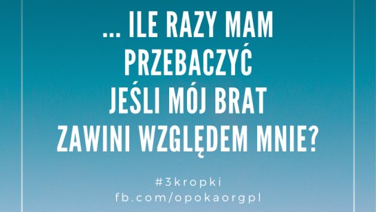 ▪️ Przebaczenie zaczyna się od rachunku sumienia, potem jest słowo, które niesie pocieszenie. Niełatwo prosić o przebaczenie, bo i niełatwo nazwać zło w sobie.
#3kropki #rozrusznikSerca