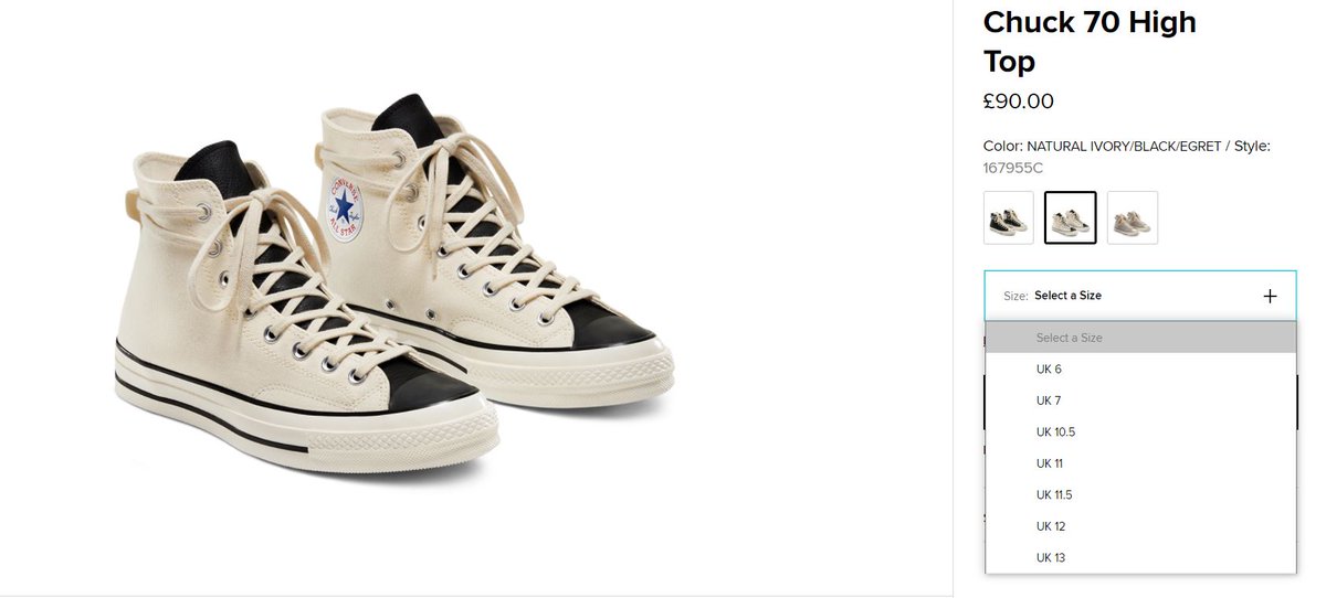 converse fear of god uk