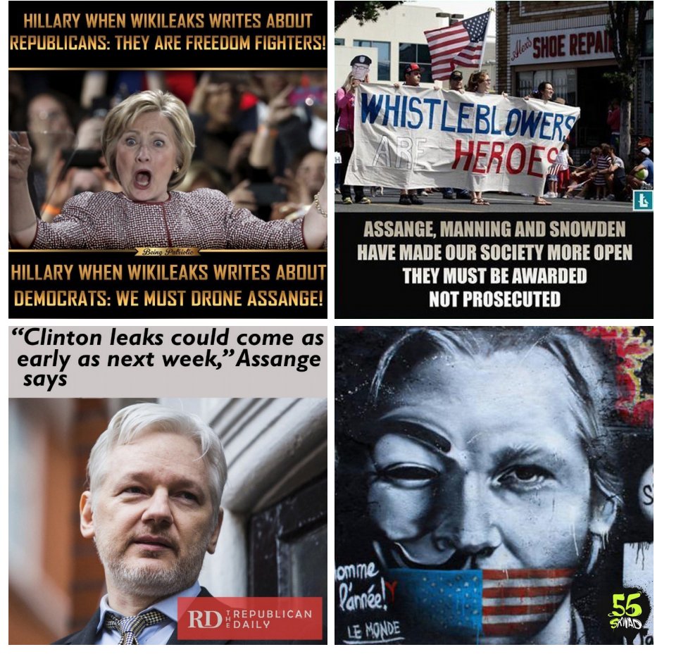 They also reinforced the idea that Julian Assange was a "whistleblower" or freedom fighter a few days before the major DNC email dump. (which Russia had initially obtained by hacking)The IRA most likely was tasked with socialising Wikileaks to both Right & Left audiences.(51)
