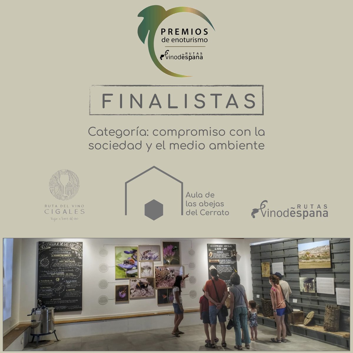 ¡A por ello! Finalistas en V premios de enoturismo de <a href="/rutasvinoespana/">Rutas Del Vino | ESP</a> junto con otros proyectos de <a href="/RutaVinoCigales/">Ruta del Vino Cigales</a>  como <a href="/turismucientes/">Turismo Mucientes</a> y <a href="/elcastilloenca1/">elcastilloencantado</a>
puedes votar en: pr.easypromosapp.com/p/898958

Muchas gracias😃