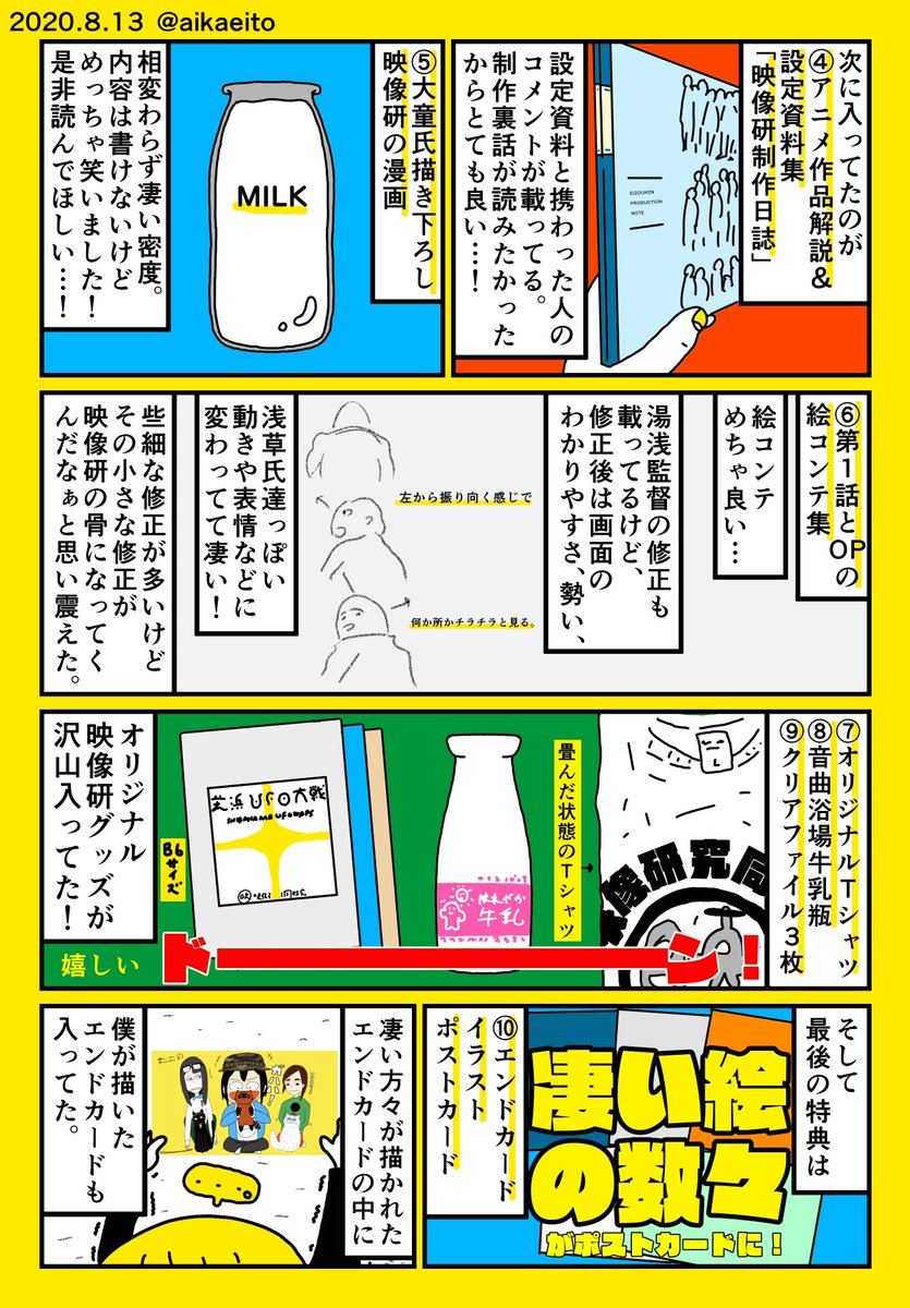 映像研コンプBOX開封漫画! 