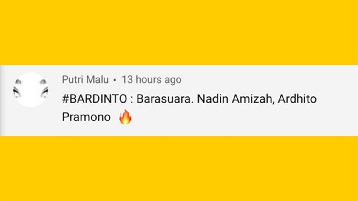 Kemarin lembur, sekarang tenggo
Pas pulang seger karena makan bento
Kemarin rame banget #Collabonation Concert #PAMDUGO
Sekarang di Konser Kemerdekaan #TeruskanPerjuanganmu ada #BARDINTO.

Gimana temen-temen Twitter, approved gak?