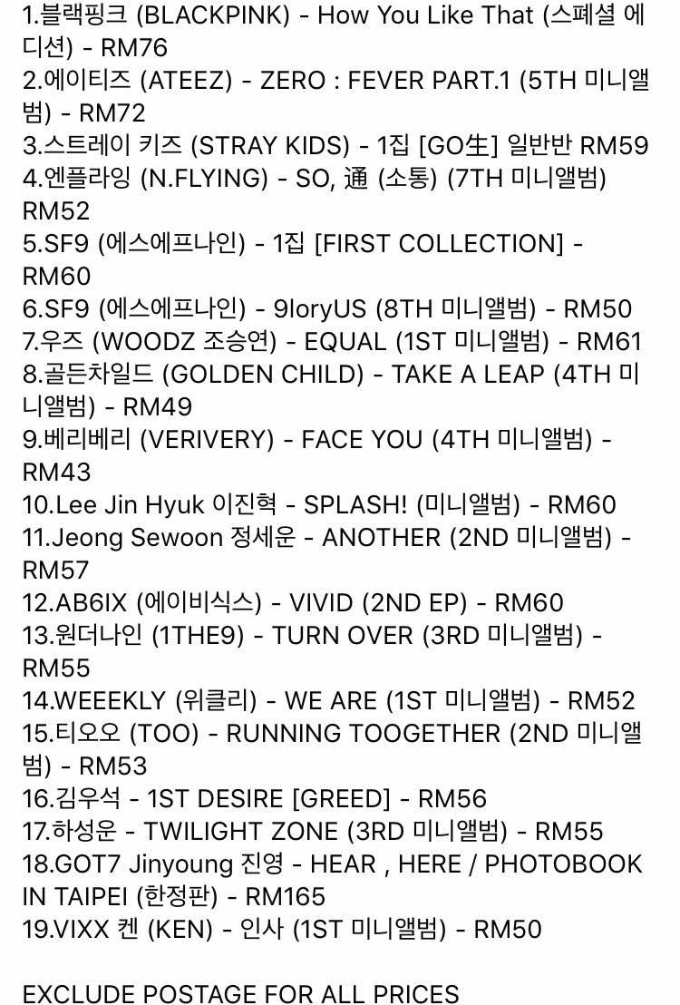 kpoptourpackage's tweet photo. MEGA SHOCKING SALES , UP TO RM11-RM45 DISCOUNTED FROM ORIGINAL PRICE

DUE DATE : MUST PAY BEFORE TOMORROW 10AM MORNING

Poster : While Stock Last
( Packed in tube if available )

If interested pls watsapp 0123155261 KPOP DOWNTOWN https://t.co/HHsUH4o2va