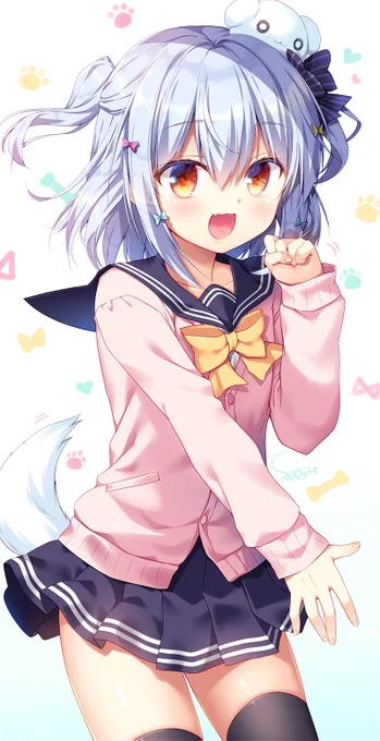 もふもふ🐶💙
 #犬山たまき #たまきあーと 