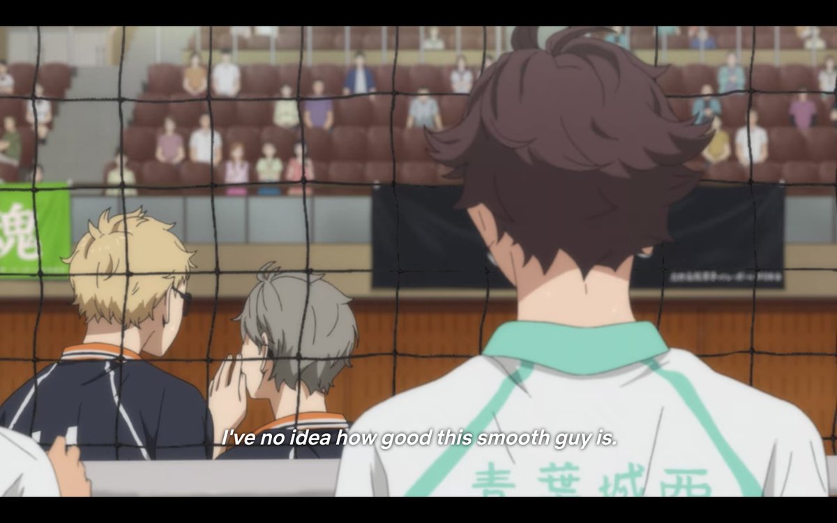 Even Oikawa said that Sugawara was an unknown force but the words "serious" and "methodical" comes to mind.