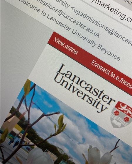 Lancaster University tweet media