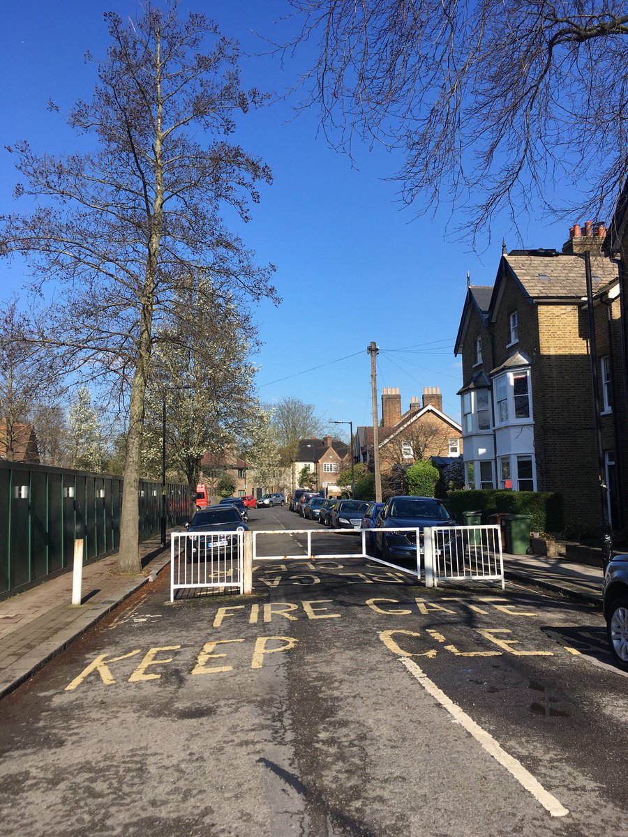 First we have Gilkes Crescent. The gate was installed many years ago, preventing drivers cutting through to Calton. For the last 2 years the D Village exit has also been blocked to cars. Now it’s in, residents value the benefits despite having to change their route if driving.