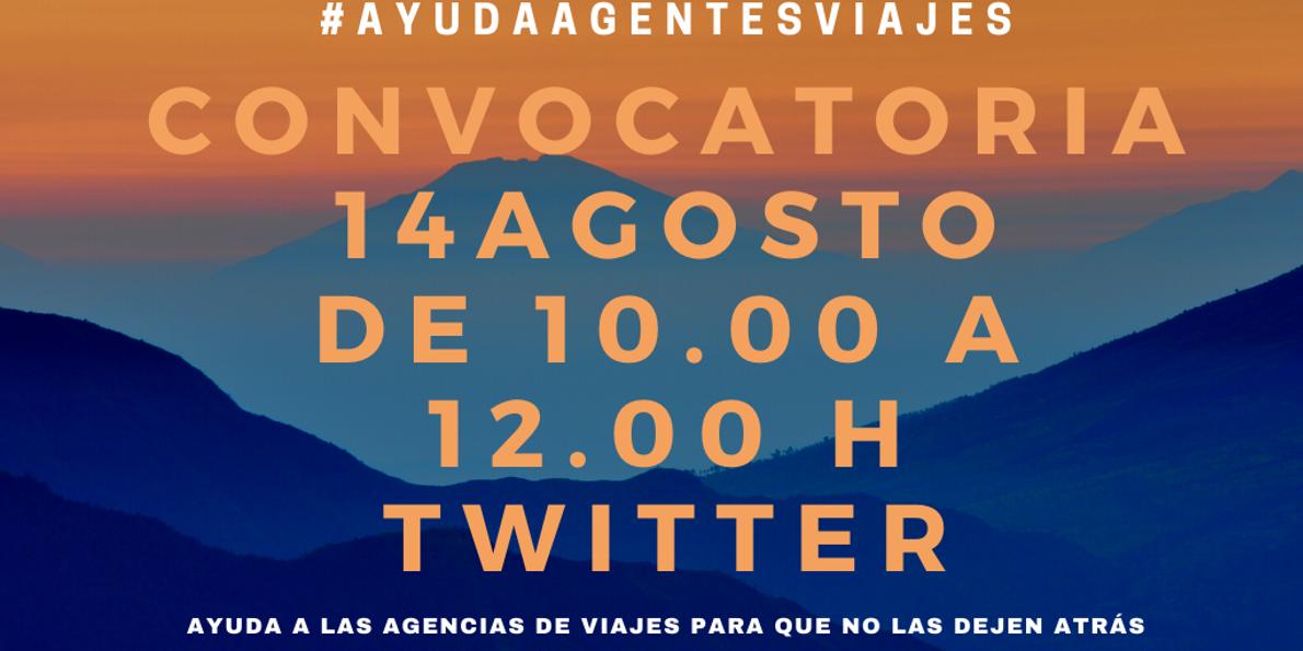 SosAgVi's tweet photo. #AYUDAAGENTESVIAJES os esperamos el 14 agosto para que nos apoyeis en la situación en la que nos encotramos las AGENCIAS DE VIAJES. https://t.co/77TTUjq9gR