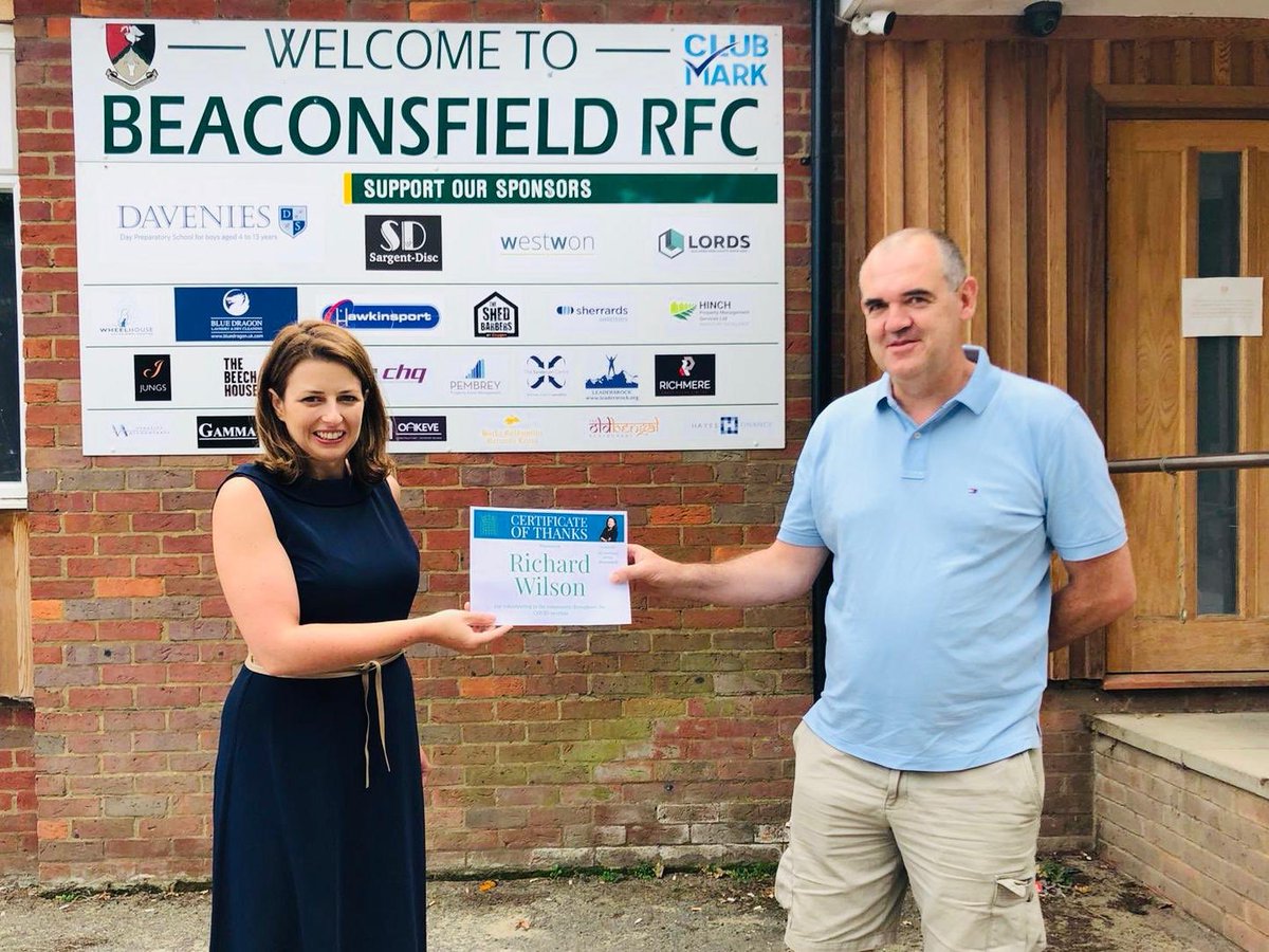 joymorrissey's tweet photo. What would we have done without the incredible work of @beaconsfieldrfc during Covid19? Thank you for your service to the Beaconsfield community 👏👏🙌 https://t.co/94ejzNai4R