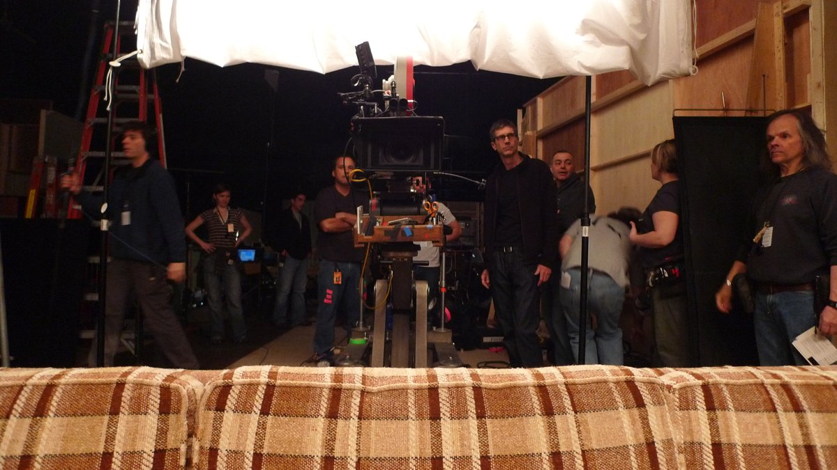 3rd April, 2009, Cinespace Studios, Toronto. Shooting the opening sequence.  #ScottPilgrimIs10