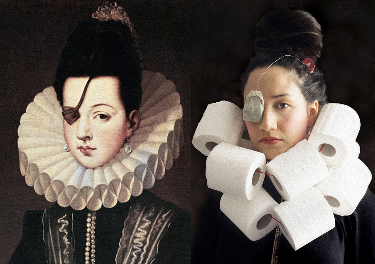CreativeReview's tweet photo. The Getty Museum Challenge was a firm favourite during lockdown, challenging people to recreate some of the world’s most famous artworks using only what they had to hand. A new book documents some of the best efforts https://t.co/S1lLHgF9ue https://t.co/86OX3MeCu0