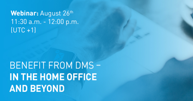 Reap the benefits with DMS – in the home office and beyond! Join us on Wednesday 26th August and learn how an efficient Document Management System will allow better flexibility and save you long term costs. bit.ly/2XWpL9a #DMS #EASYSOFTWARE bit.ly/30Sb6Or