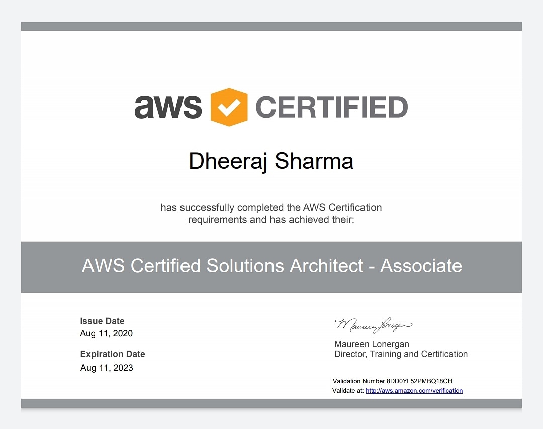 network_nuts's tweet photo. Congrats on becoming AWS certified. We are proud of you. #aws #awscertified #awstraining #awssolutionsarchitect #networknuts #cloudcomputing https://t.co/wNQObFz7x2