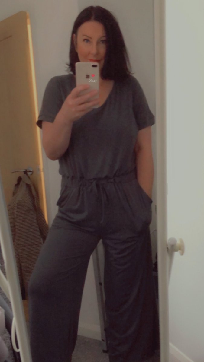 JoRoe100's tweet photo. Been wearing comfy loungewear for the last few months ! Not sure how I feel about returning to work in September and ‘real’ clothes 😬😬😬 @SilkFred  💕 https://t.co/bYkpypmSyX