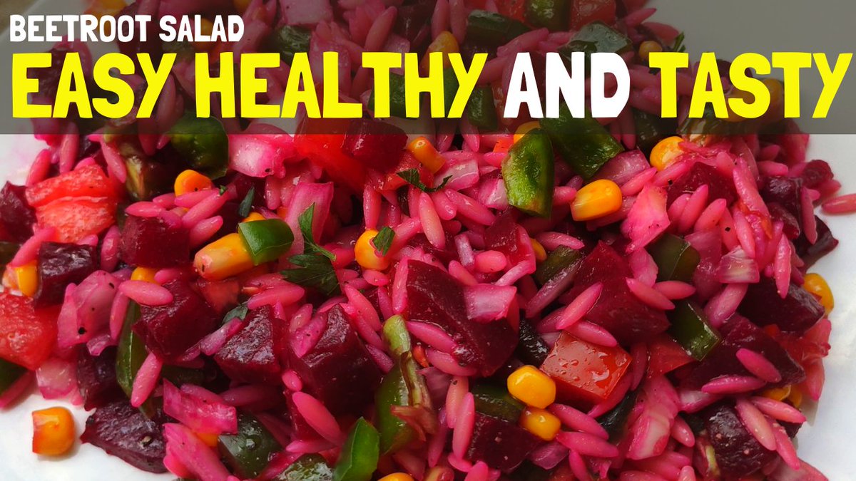 coozinaa's tweet photo. Purple Sweet Beetroot Salad  🥗
👀 video : https://t.co/JICE8Zdl2X

#RecipeOfTheDay #foodie #foodblogger #Yum #recipes #deliciousfood #goodfood #foodstrategy https://t.co/dQ4dTzBqpo