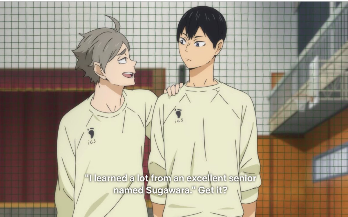 Last but not the least Suga's telling Kageyama to give recognition to him is very Slytherin trait. I dont know about you guys but thats prideful as fuck. (also that you're too cunning, oh who are cunning again? thats right, slytherins.)