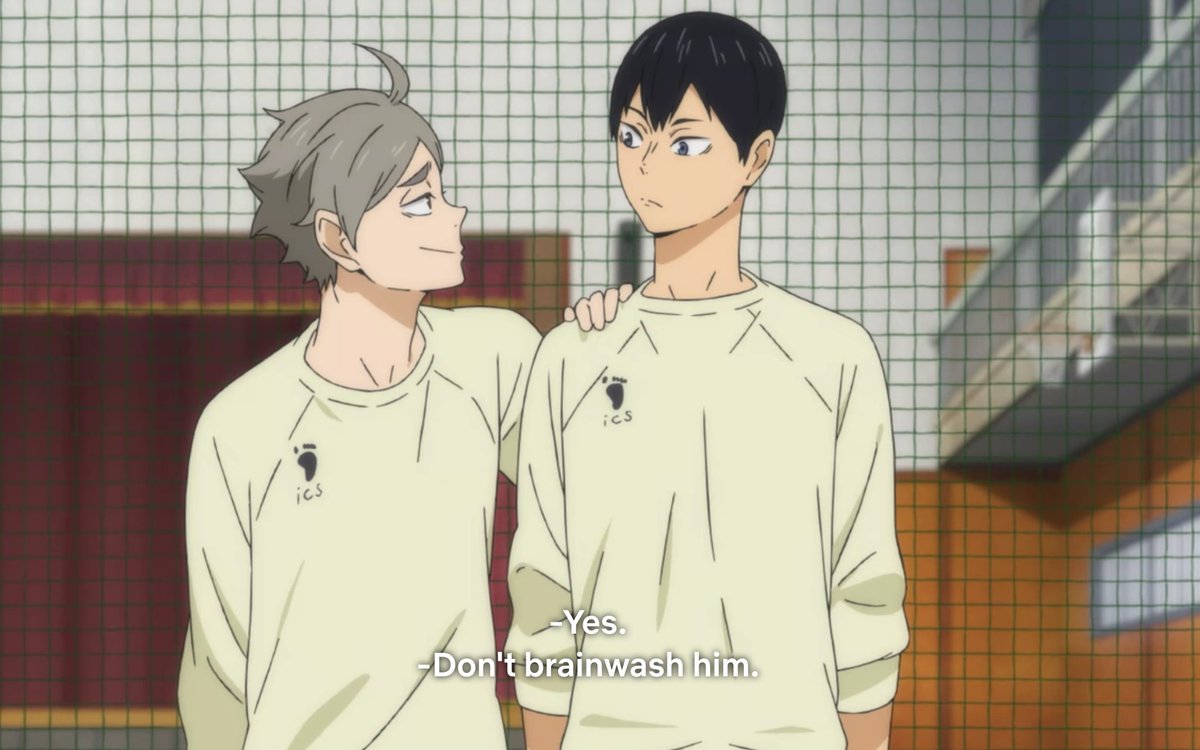 Last but not the least Suga's telling Kageyama to give recognition to him is very Slytherin trait. I dont know about you guys but thats prideful as fuck. (also that you're too cunning, oh who are cunning again? thats right, slytherins.)