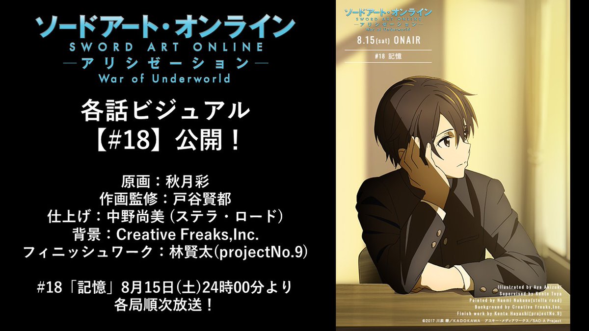 ソード アート オンライン アリシ ゼーション 13 話 放送 日