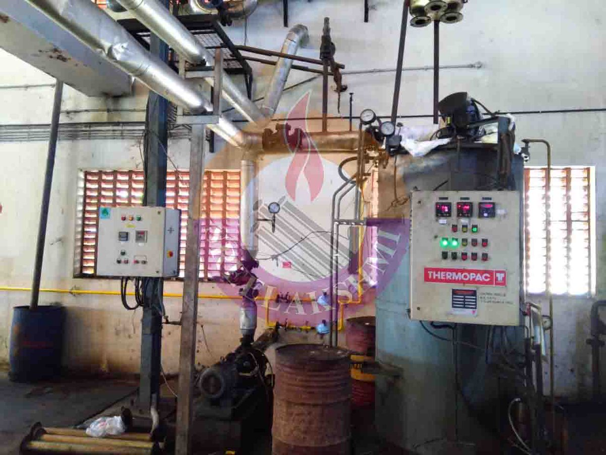 SreelakshmiLtd's tweet photo. Thermax 1999 model 400000 kcal/Hr (TP04) Thermic Fluid Heater | Converted from Diesel+Gasifier Firing System to LPG Fired | #lpgconversion #lpgapps #greenfuel #indane https://t.co/vtzFg4qk5f