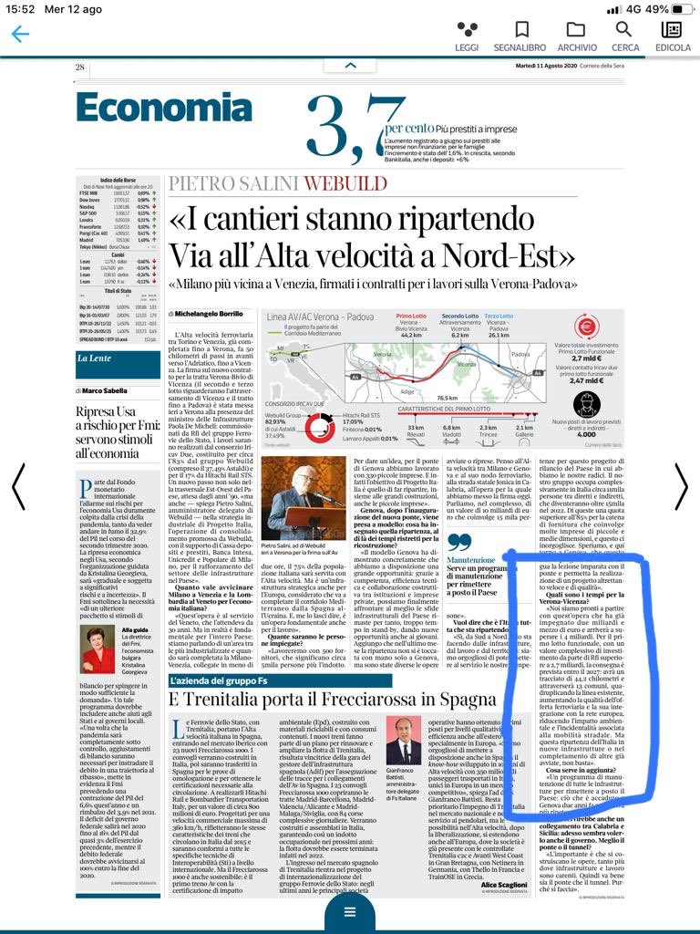 7 anni per fare 45 km di ferrovia spendendo 4 miliardi. Speechless.