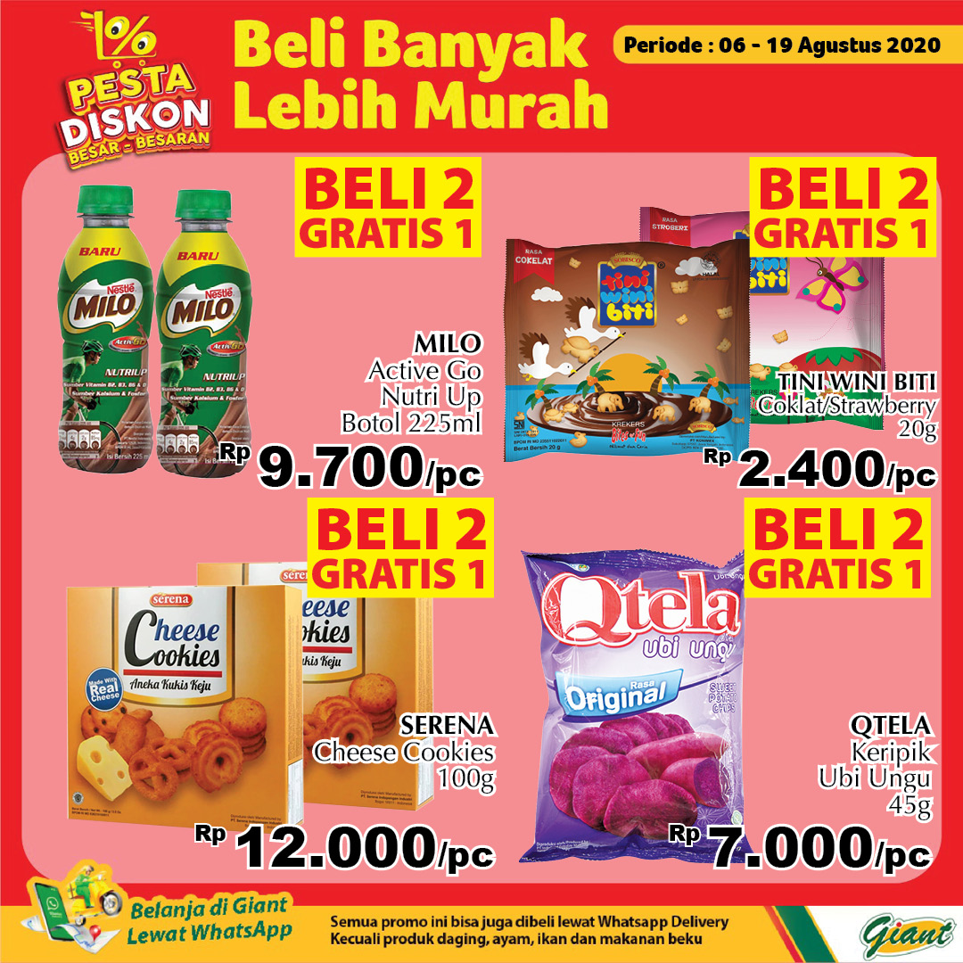 Giant Indonesia On Twitter Promo Beli Banyak Lebih Murah Siap Menemani Waktu Belanja Sahabat Giant Sahabat Giant Bisa Pilih Pilih Produk Kebutuhan Dengan Hemat Karena Beli Kalau Banyak Jadi Lebih Murah Https T Co Mnzykqgr7r