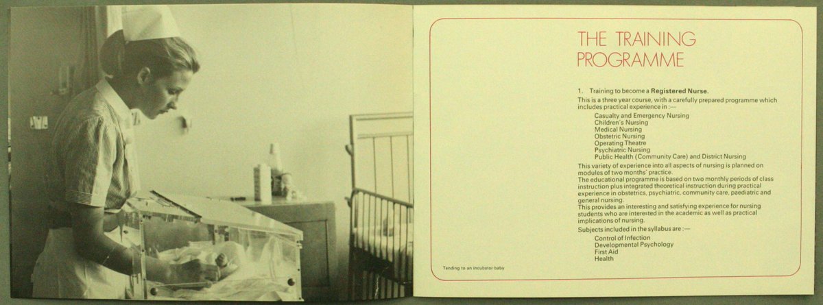 N is for the North Edinburgh School of Nursing!

This page is from a booklet designed to provide more information to prospective nursing students (Ref: Acc 09/023)
#ArchiveZ #Edinburgh #HistoryOfNursing #Nursing #YearOfTheNurseAndMidwife