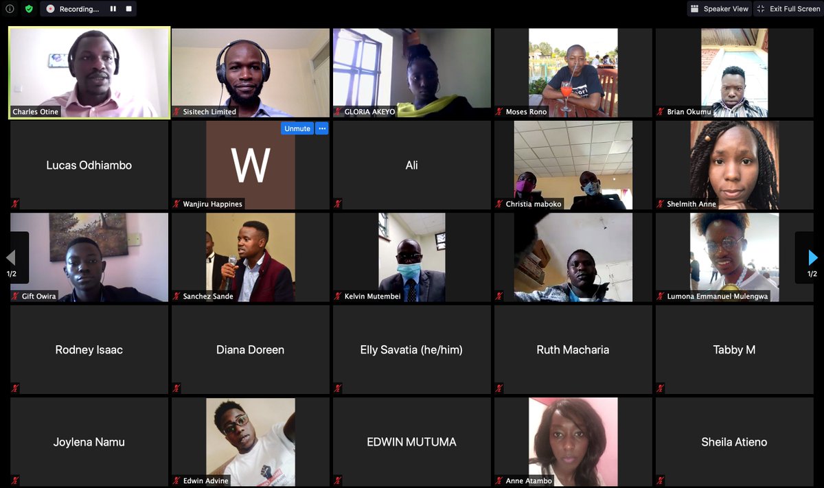 sisitech's tweet photo. We are glad to be of help in shaping these Young Innovations in #GenUKE2020 #genunlimited #genukenya in partnership with @UNICEFKenya https://t.co/RqtFMIbdII