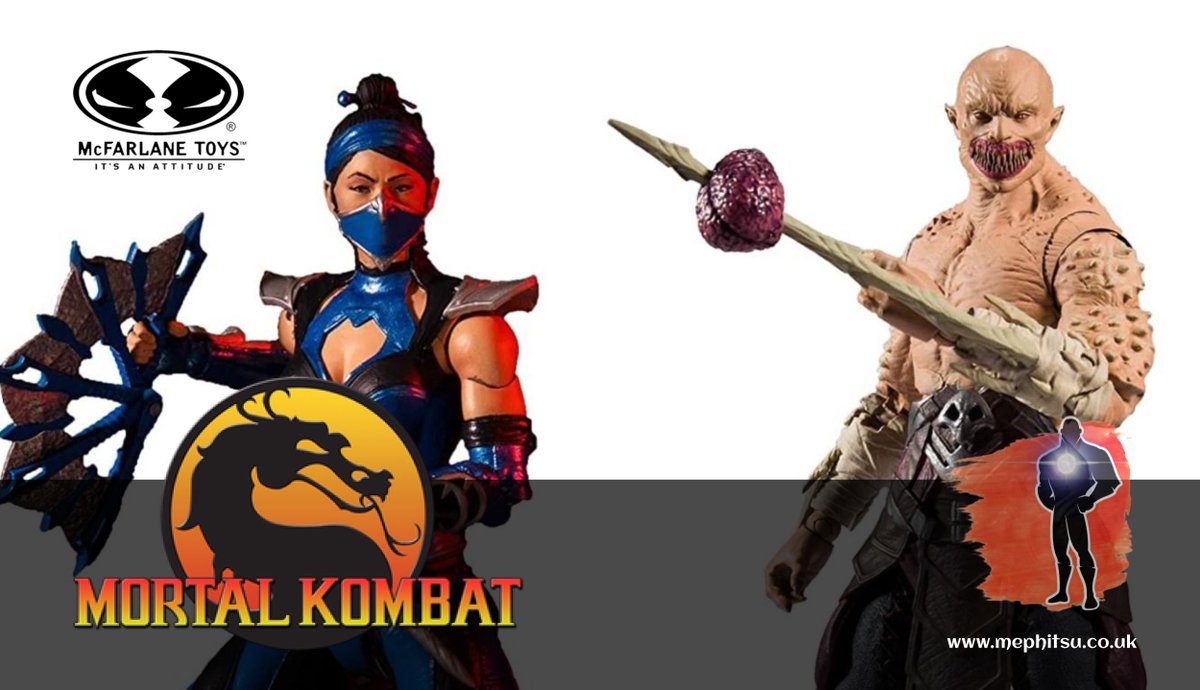 Mortal Kombat 11 - Kitana and Baraka Figures by McFarlane Toys