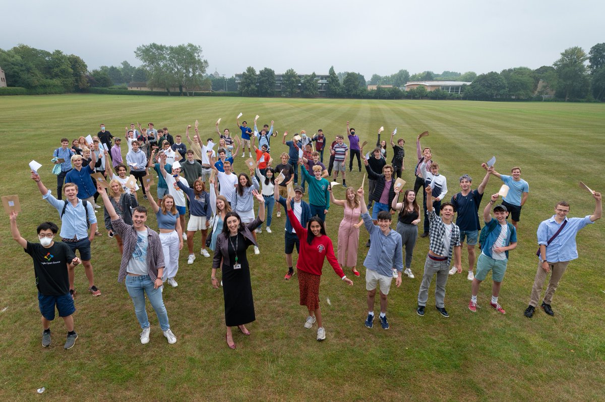 MCSOxford's tweet photo. A Level Results Day 2020 will certainly be one to remember! 

Well done to our Upper Sixth 👏👏

 #ALevelResults #ResultsDay https://t.co/3z7gBa7fMS