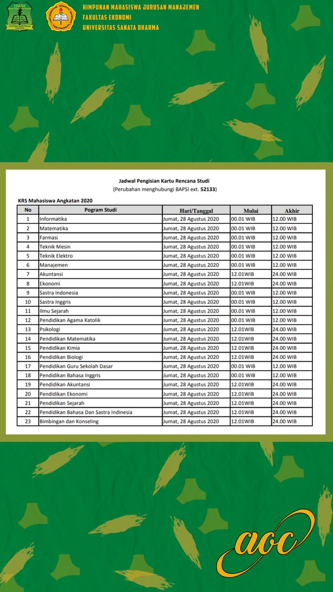 [ Informasi Mengenai KRS ONLINE ]