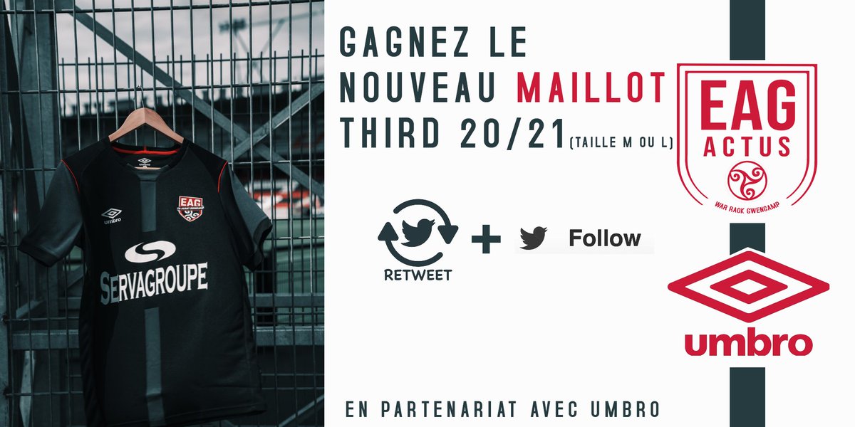 EAG_Actus's tweet photo. [#JeuConcours🎁] À peine dévoilé, on vous offre le nouveau maillot third (version Authentik) de l'EA Guingamp saison 2020-2021 ! 👕

▷ RT ce tweet
▷ Follow @EAG_Actus &amp; @UmbroFrance 

🍀 TAS le 17/08/2020. https://t.co/jeGO3Y26Sr
