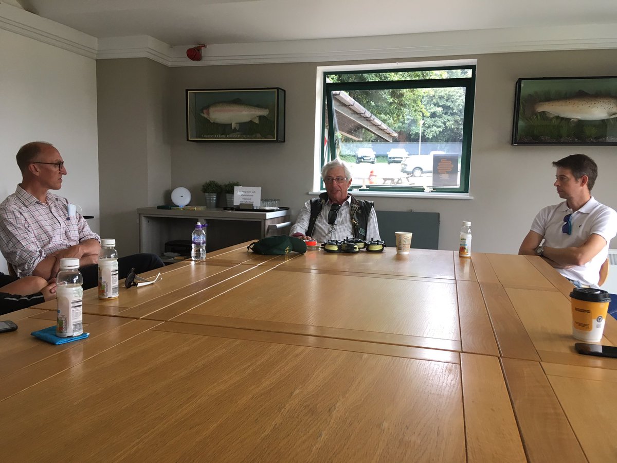 Tracey_LK2's tweet photo. Social distancing fly fishing tuition , good to be back out with our clients @LK2_Group leading the way back to normality ... within reason. Welcome @TarmacLtd @HenryRileyLLP @Colliers_UK https://t.co/IsD0t6nkTE