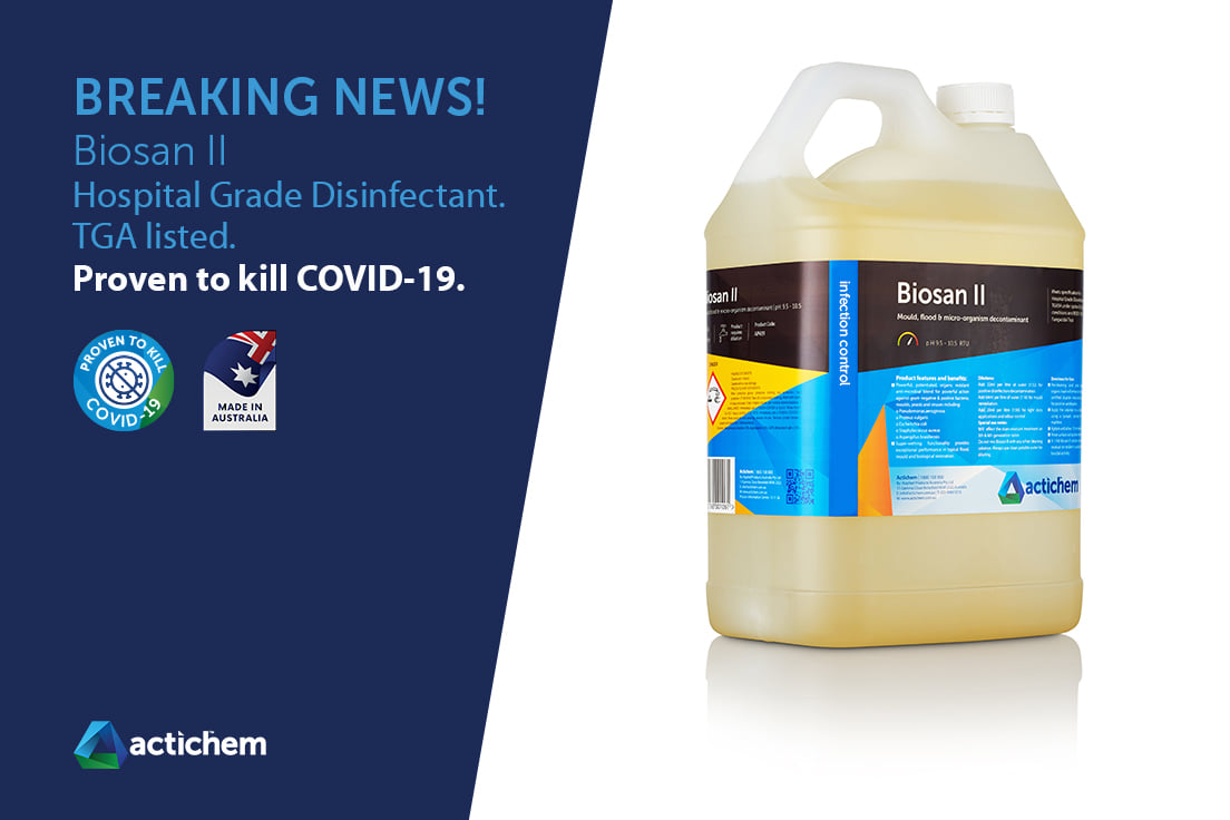 Looking for the Hospital Grade Disinfectant?
Biosan II is safe for use around children &amp; pets, safe for use in food environments and is TGA listed as a hospital grade disinfectant proven to kill COVID-19.

#covidsafe #disinfectant #supportlocal